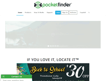 Tablet Screenshot of pocketfinder.com